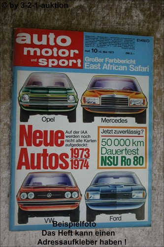 Auto motor sport nsu - sport, *