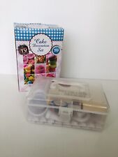 Cake Decoration Set 100 Pieces Including Icing Tips Letter Stencils & Case BNIB