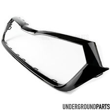 SKODA OCTAVIA MK4 20-24 GLOSS BLACK FRONT RADIATOR BUMPER GRILLE FRAME SURROUND