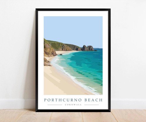 Porthcurno beach cornwall - porthcurno,