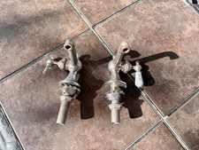 Pair Of Antique 1900 Nickel