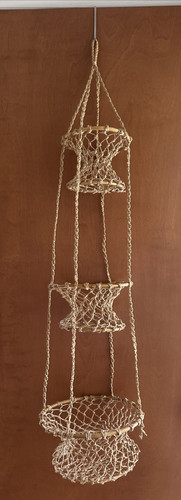 Vintage tier bamboo rope - vintage,