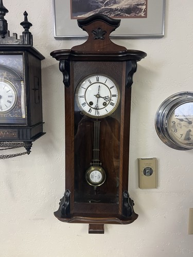 Antique lenzkirch wall clock - wall,
