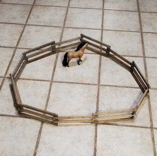 Vintage wooden folding corral - folding,