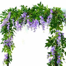 2X Artificial Wisteria Vine