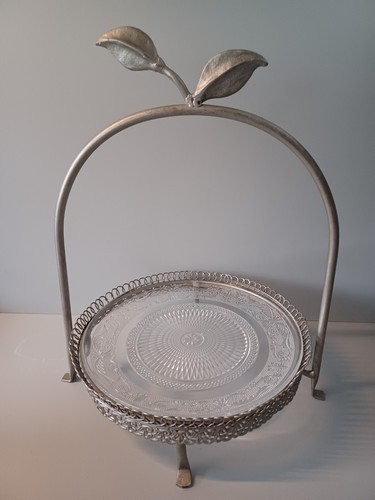 Decorative glass plate oval