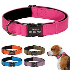Personalised dog collar - dog, soft