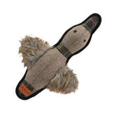 Ancol The Heritage Collection Tweed Duck Firm Cuddly Dog Toy Multiple Textures
