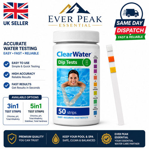 Clearwater test strips - clearwater, 4-in-1