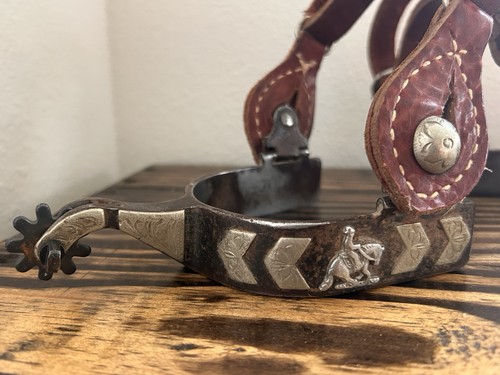 Vintage pair spurs with - vintage, of