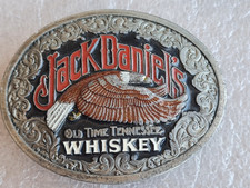 Vintage Men's Metal Belt Buckle - 1995 Jack Daniels Genuine Goods