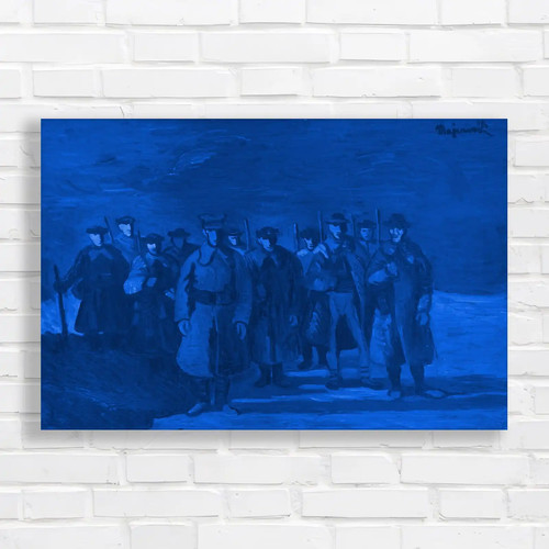 Portrait soldiers blue - portrait,