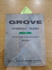 Grove Hydraulic Crane Operation Instruction And Manual