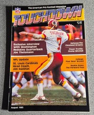 AMERICAN FOOTBALL MAGAZINE ** TOUCHDOWN ** VOL 3 NO 5 ** NFL UK 1985