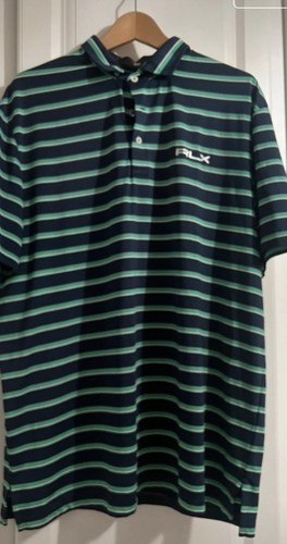 Rlx gold polo shirt size - rlx,