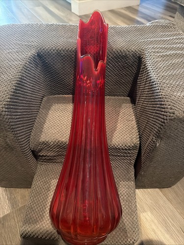 Vintage red stretch swung - ,