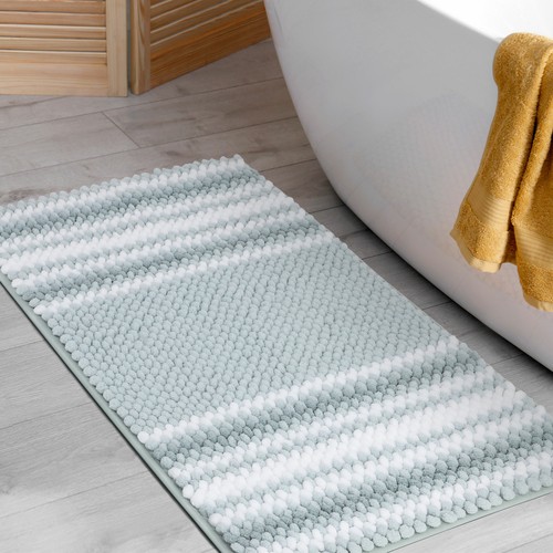 Chenille bathroom rug - chenille,