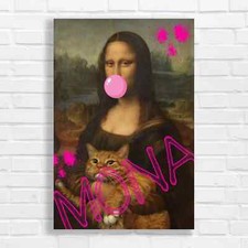 Pop Mona Lisa Canvas Print