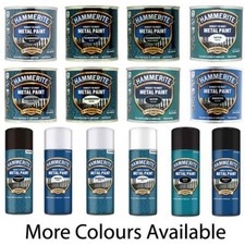 Hammerite Direct To Rust Quick Drying Metal Paint - All Colour 250ml - 400ml