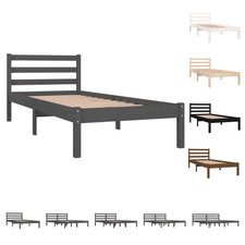 vidaXL Solid Wood Pine Bed