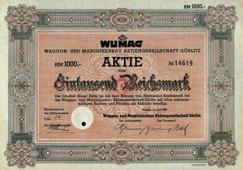 Wumaggon und maschinenbau ag - wumaggon-,