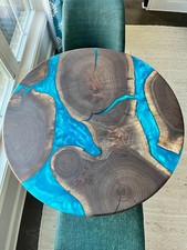 Custom Live Edge Epoxy Round