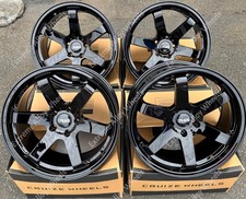 19" Black Drift Alloy Wheels