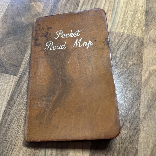 Vintage pocket map - pocket, o