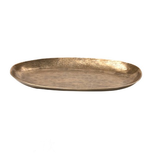 Oval tray metal aluminum - oval,