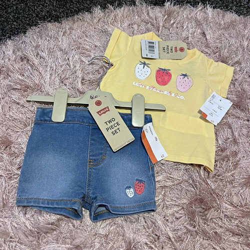 Girls levi set - girls, 9