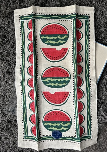 Vintage steven linen tea towel - vintage,