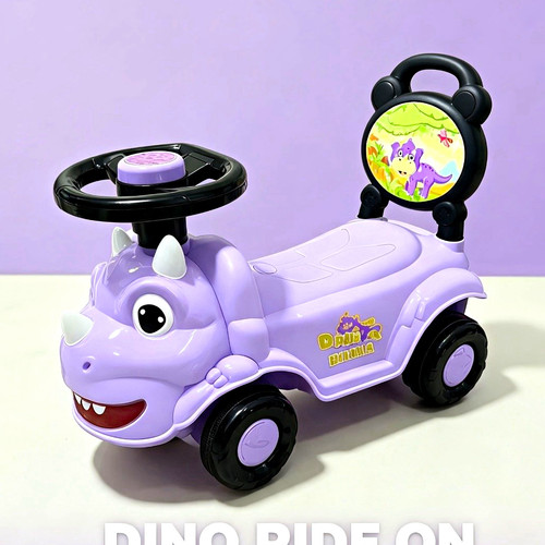 Purple dino toddler push - toddler, along
