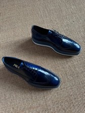 Prada Shoes Men Navy Blue