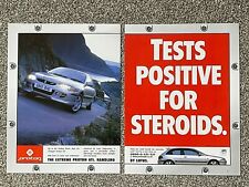 Rare Vintage 2000 Magazine Art Advert Picture Proton GTi Lotus Engineering Ad