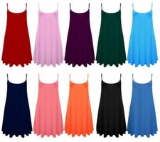 Womens Cami Swing Dress Ladies