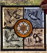 Stained Glass Suncatcher Panel