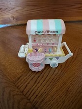 Syvanian Famlies Candy Wagon, Pop Corn Cart and Fruit/Ice Cream Stand & Larder