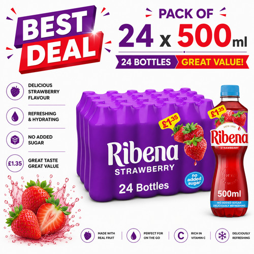 Ribena strawberry added - no,