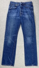 LEVI’S LVC 1947 501XX JACOB WASH BIG E SELVAGE DENIM BLUE JEANS SIZE 30W 32L