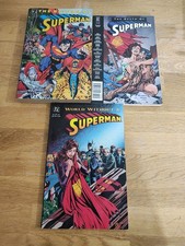 3x Graphic Novels Superman Death, Return and Without Superman