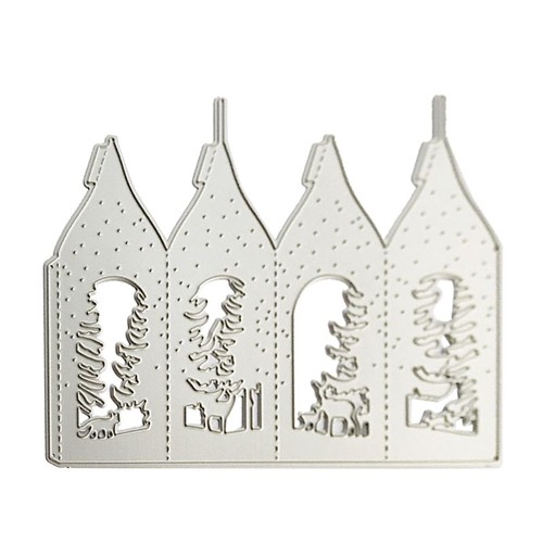 Christmas tree deer metal - christmas,
