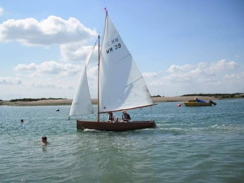 Wooden sailing boat - wooden,