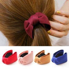 Hair Decor Cloth Horse Tail Clip Bow Banana Clip Trinket Candy Hair Accessories