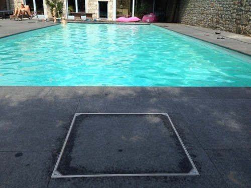 Aluminium recessed manhole - aluminium,