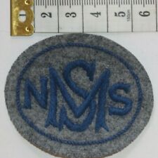BRITISH WWII MINISTRY OF SUPPLY NURSING SERVICE CLOTH UNIFORM CAP BADGE COPY