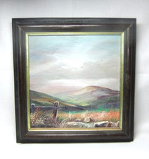 Peter Gerald Baker Framed Oil