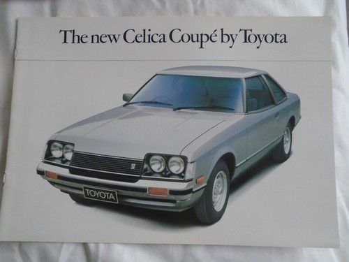 Toyota celica coupe brochure - toyota,