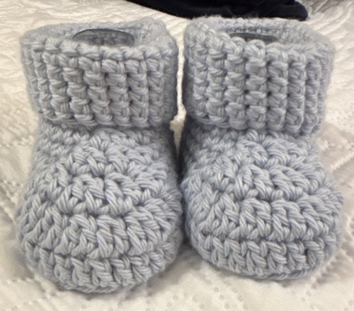 Handmade light blue crochet - light,