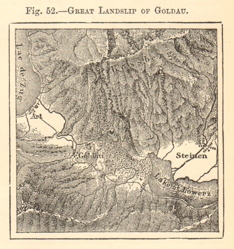 Great landslip goldau - landslip,