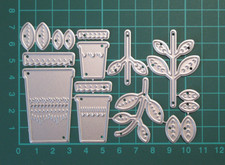 13 Pc Flower Pot Metal Die /